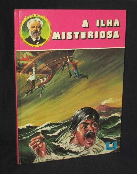 Livro BD A Ilha Misteriosa Júlio Verne