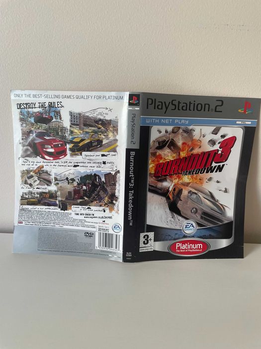 Burnout 3: Takedown - PS2 - Apenas Capa