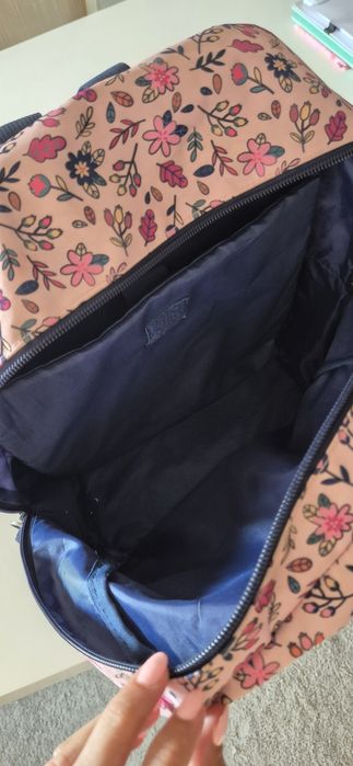 Mochila escolar menina + lancheira + estojo