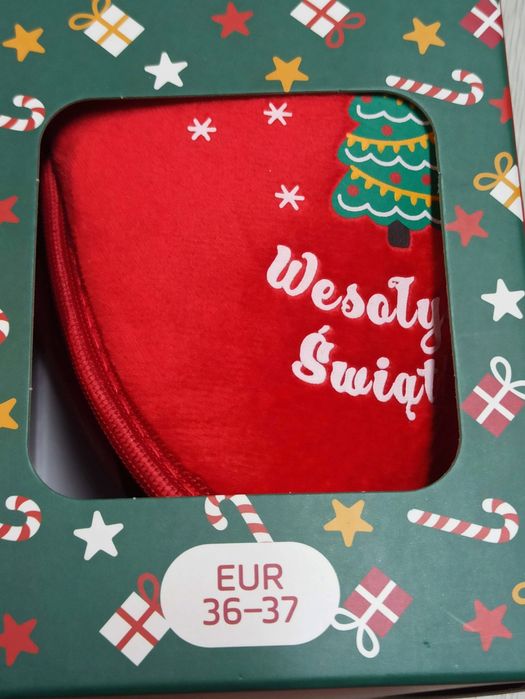 kapcie domowe papucie damskie na prezent r. 36-37
