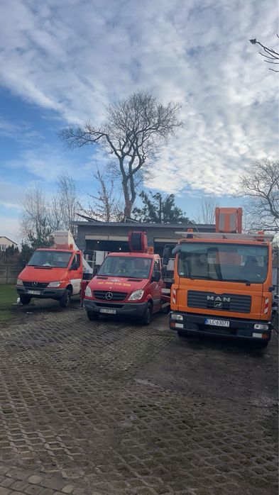 Wynajem podnosników koszowych 22, 30 metrow