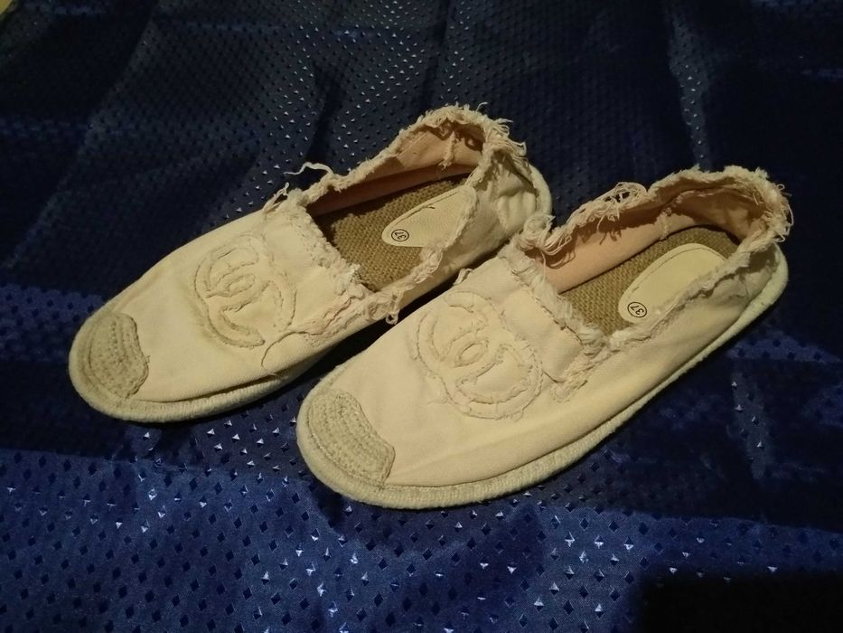 Эспадрильи Chanel лоферы макасины р.37