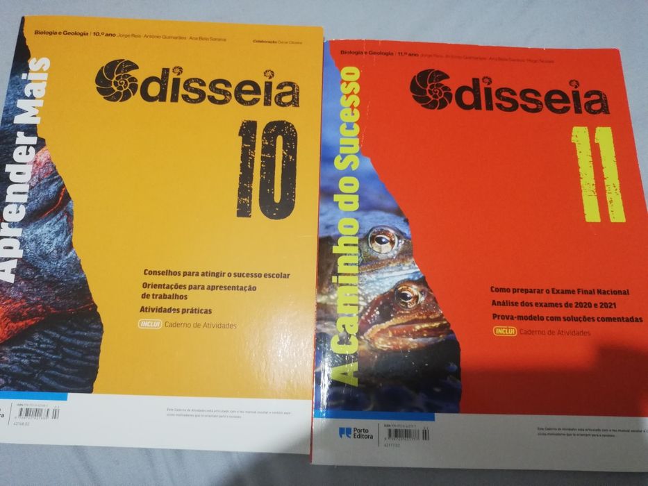 Caderno de atividades 10° e 11° ano. FQ matemática e Biologia