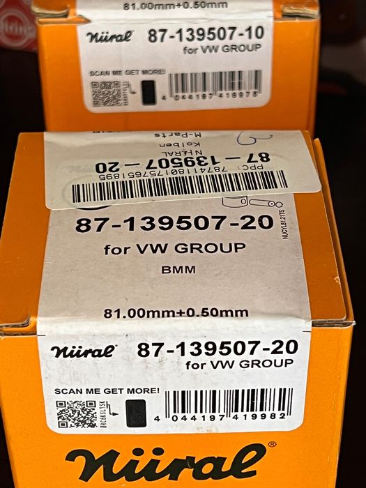 Kit pistões  Nural 1.9 TDI PD