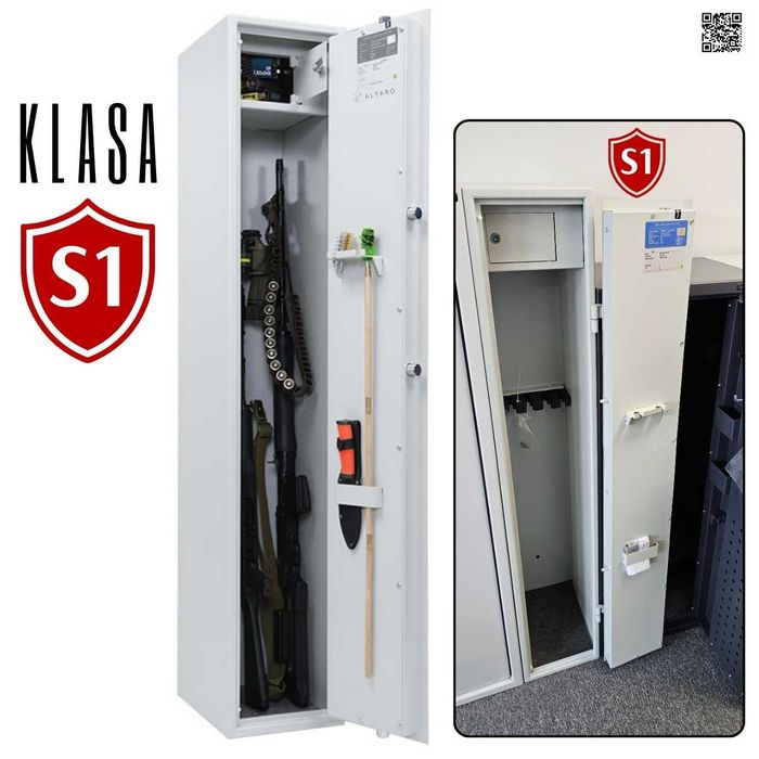 Sejf na BROŃ długą klasy S1 | Szafa na BROŃ myśliwską | na 5 szt