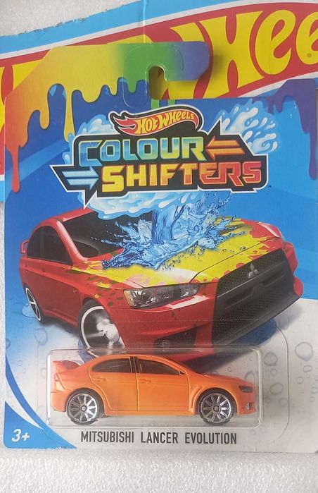 Mitsubishi lancer evolution hot wheels colour shifters