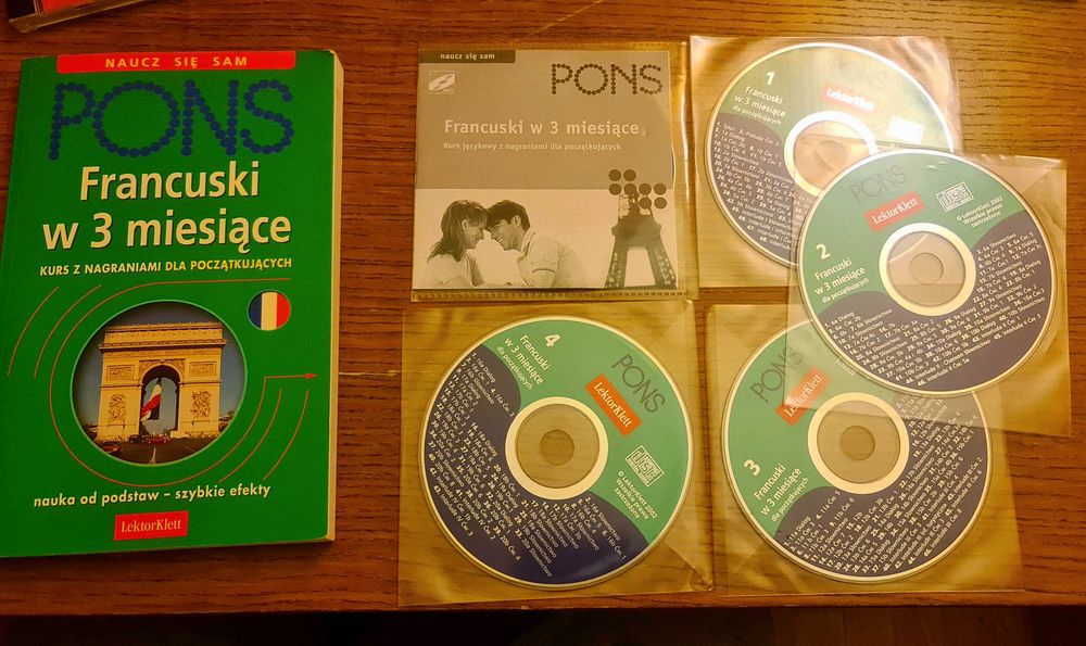 Pascale Rousseau Francuski w 3 miesiące + 5 audio CD Pons