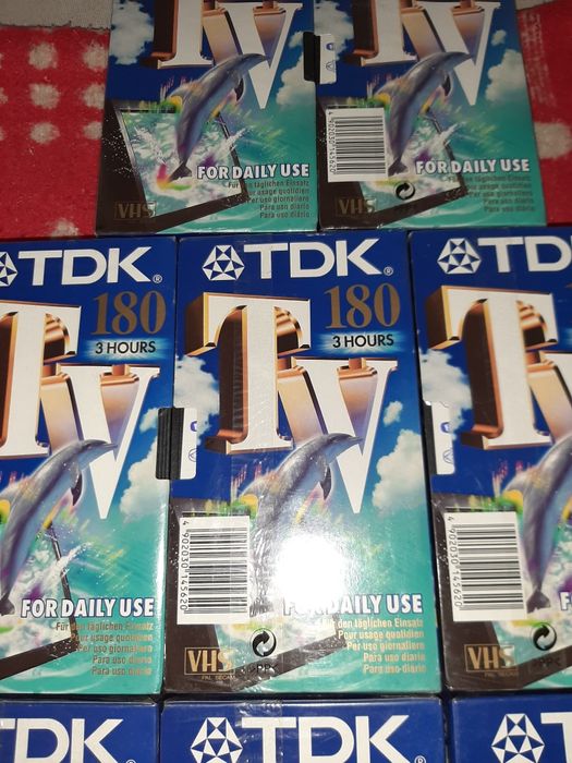 Cassetes VHS seladas novas