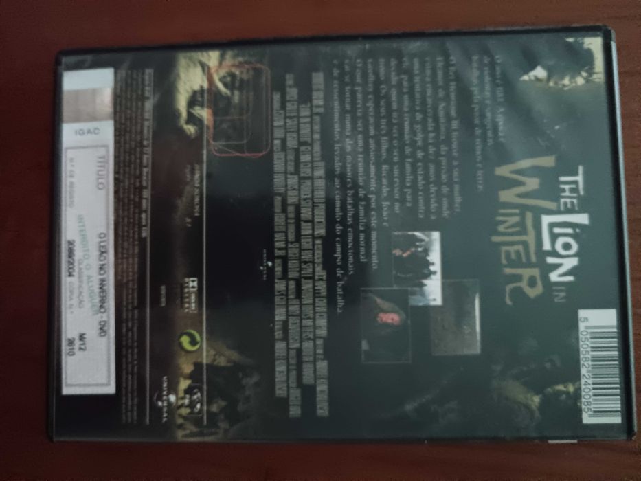 filme dvd original - o leão de inverno