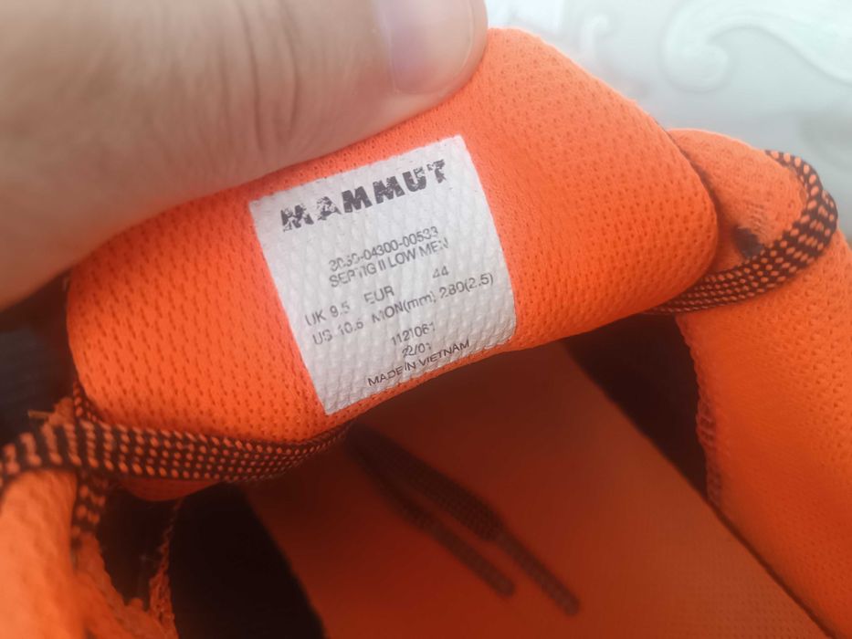 Кросівки Mammut Sertig II Low M 44 размер 28 см оригинал
