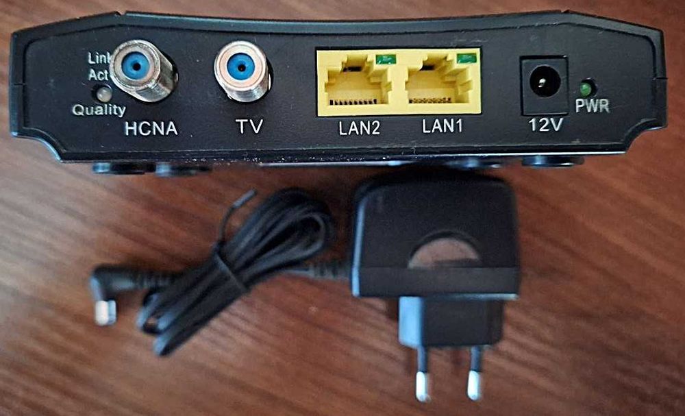Кабельный модем - HomePNA HCNA MDU Ethernet Endpoint (старый подвод, не оптика )