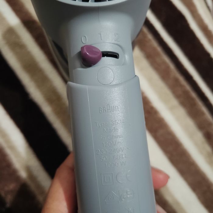 Secador de Cabelo de Viagem Braun Cosmo 1000