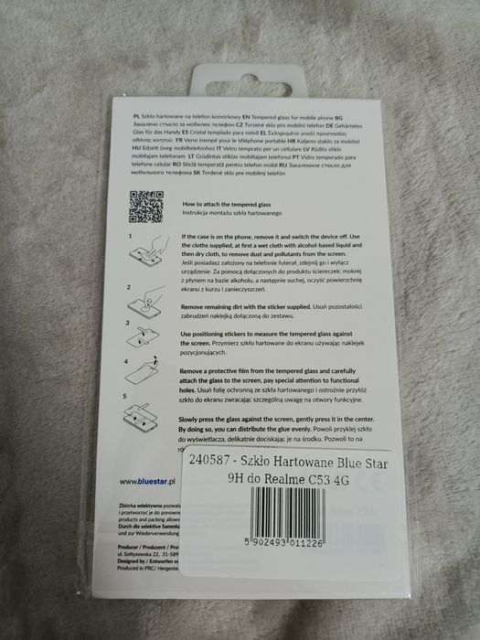 Etui do Realme C53 4G czarne + szkło Hartowane