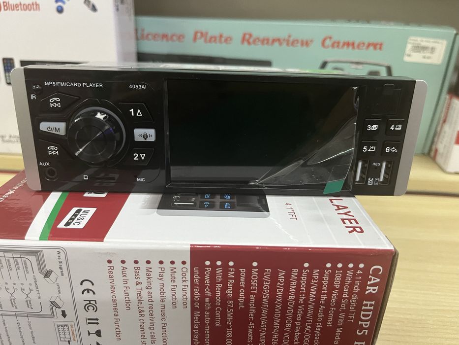 Автомагнітола  1Din з екраном