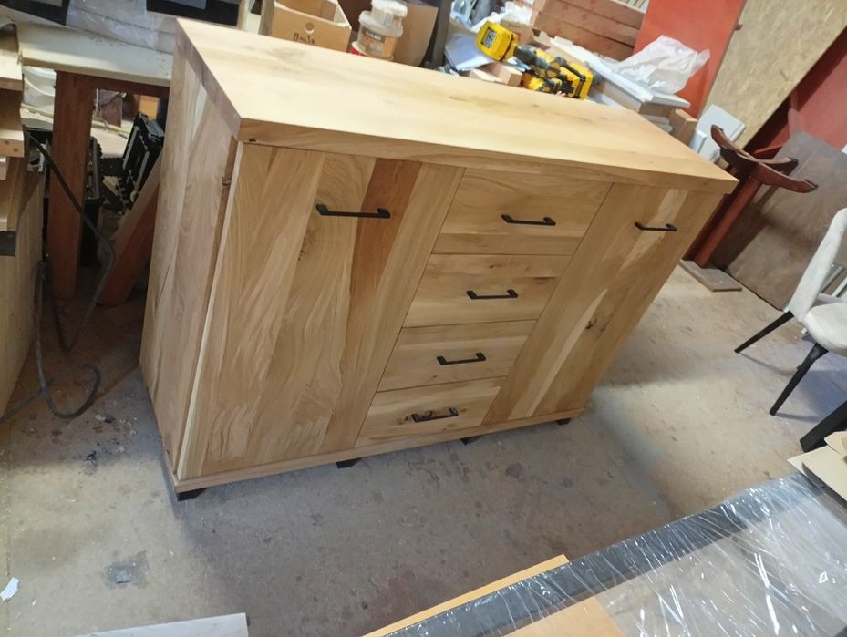 Komoda dębowa. Dąb belkowy/ loft