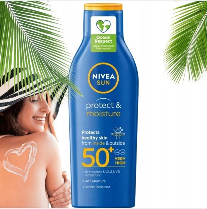 NIVEA SUN SPF 50+ Balsam do opalania + 2 x NIVEA CREME