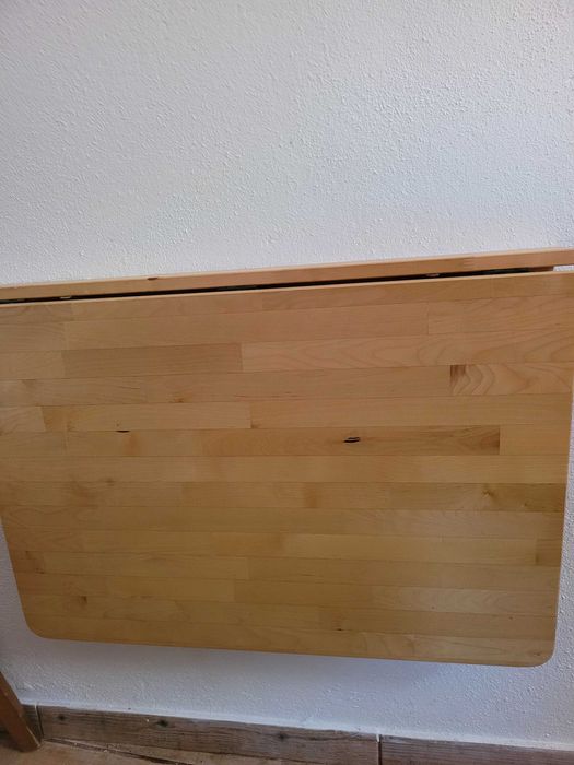 Mesa rebatível Ikea madeira