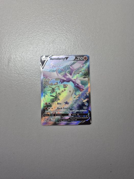 Aerodactyl V Lost Origin 180/196 Alternate Full Art Pokemon Perfect condition