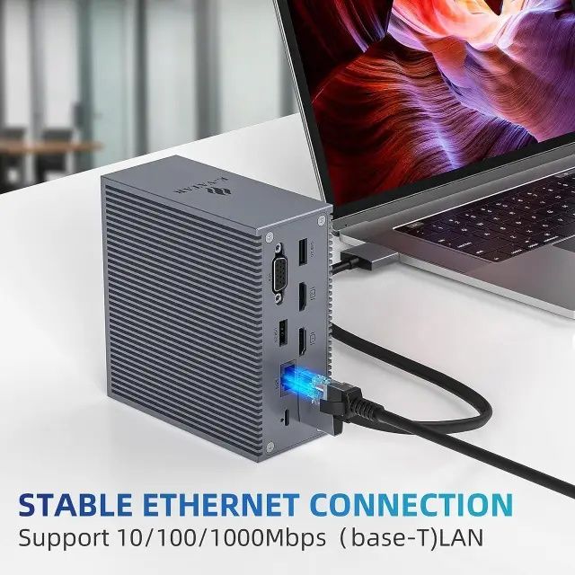 Док-станція FAMILYCRAZY 16 в 1 USB C для ноутбука MacBook