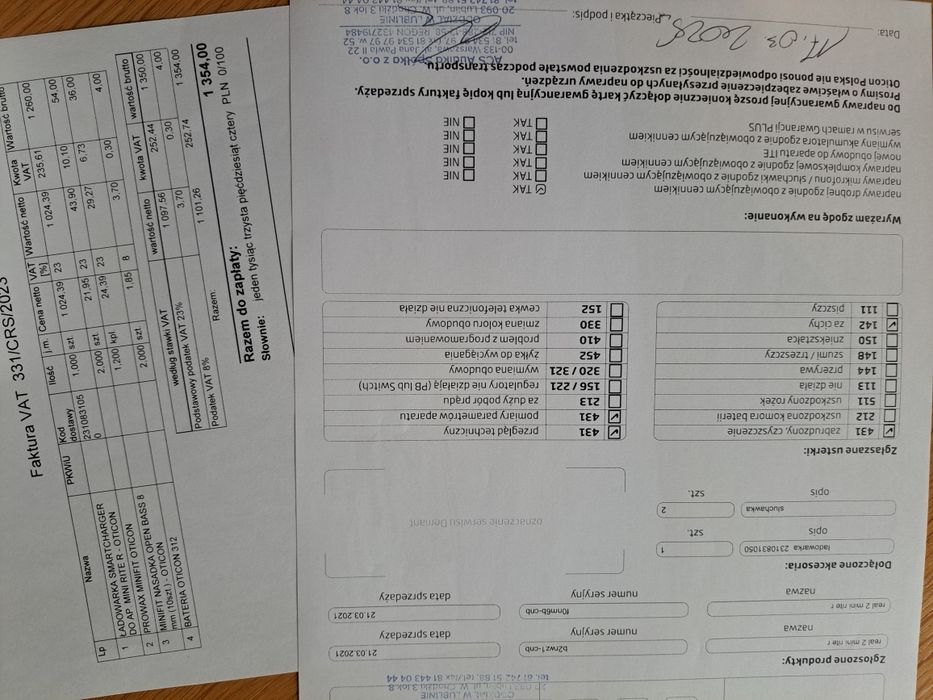 Aparaty słuchowe Oticon Real 2 mini Rite R lewy i prawy oraz ładowarka