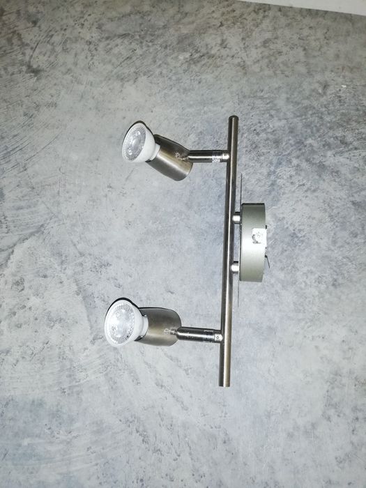 Candeeiro de teto com 2 lâmpadas