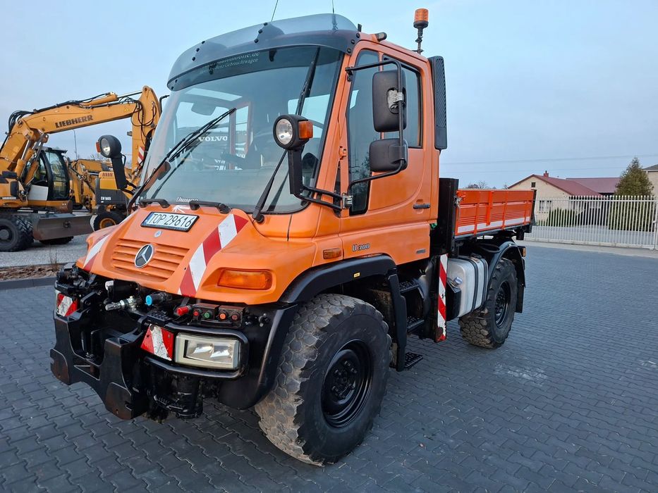 Mercedes-Benz UNIMOG U300 / 4X4 / WYWROTKA 3 STRONNA / HYDROZŁĄCZA / EPS + SPRZĘGŁO