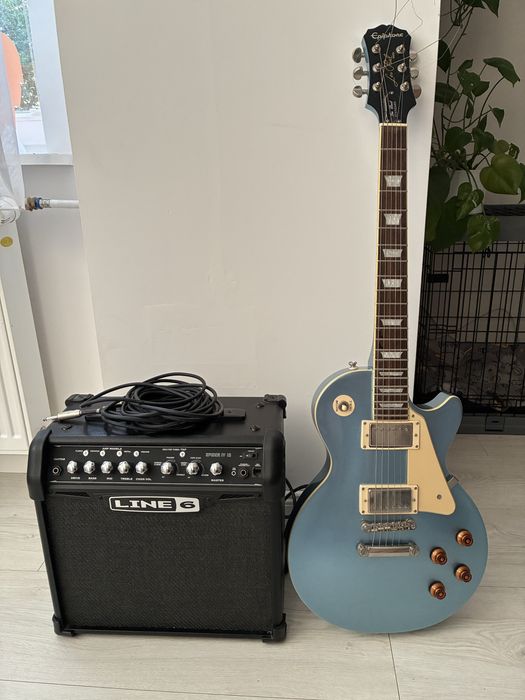 Epiphone Les Paul Standard 2013 + Line 6 Spider IV 15 – kompletny zestaw