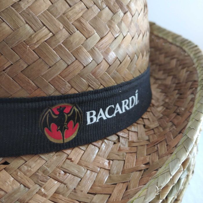 Lote 5 Chapéus de Palha Bacardi — Novos — Decoração Bar / Festas