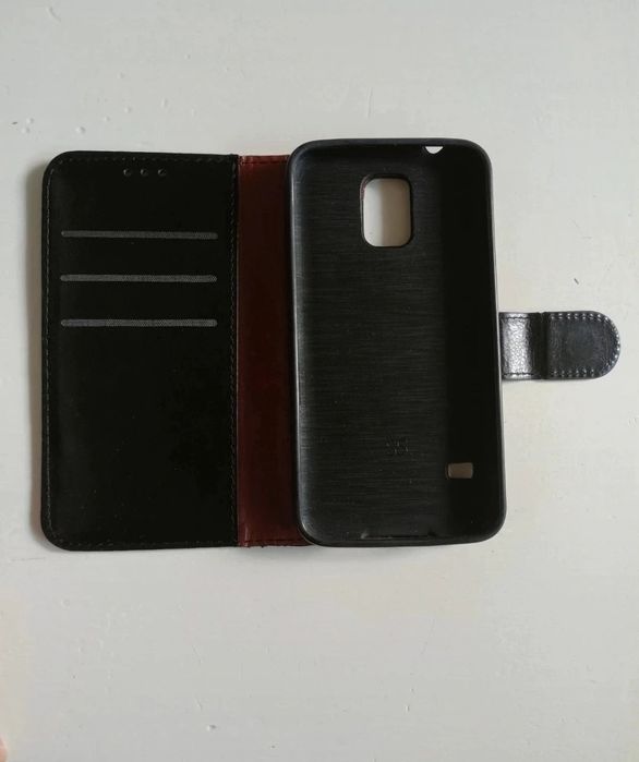 Futerał pokrowiec na telefon Samsung s 5 Plus mega szkło hartow