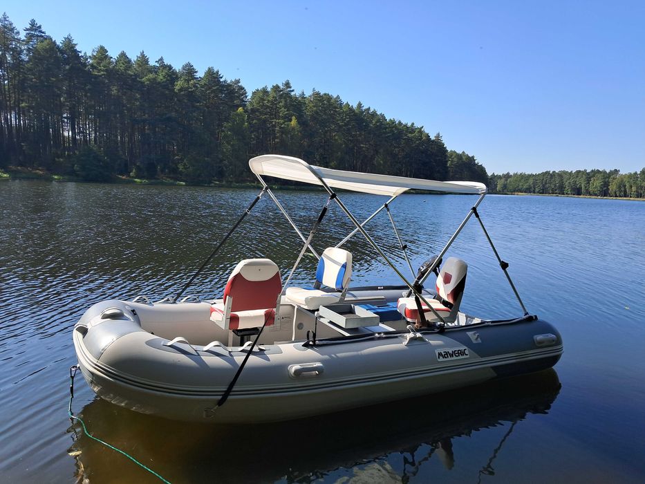 PONTON MAWERIC 370C cały zestaw jak nowy.