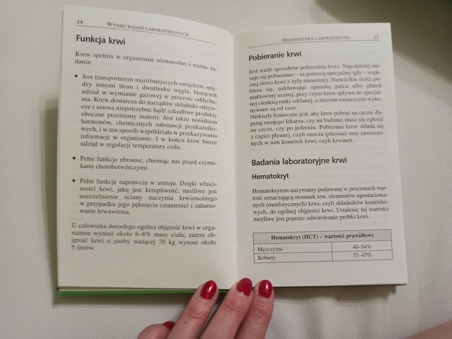 Wyniki badań laboratoryjnych - książka