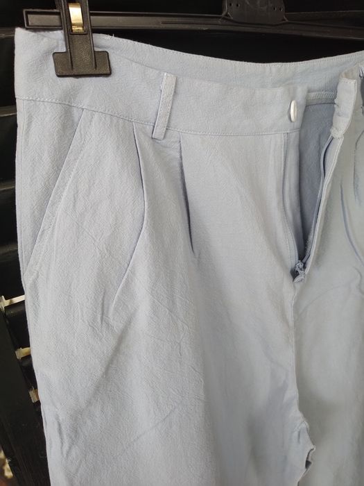 Calças azuis claras confortáveis, casual chic - Shein - Tamanho XL