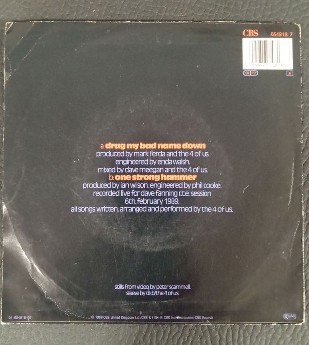 The 4 Of Us – Drag My Bad Name Down | Vinil 45 RPM