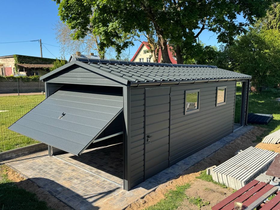 Garaż blaszany profil zamkniety 3x5,3x6,4x5,4x6,5x5,5x6,6x6,6x7,7x6,