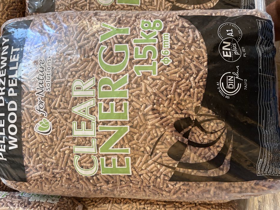 Pellet drzewny 6mm Clear Energy EN A1 Dostępny