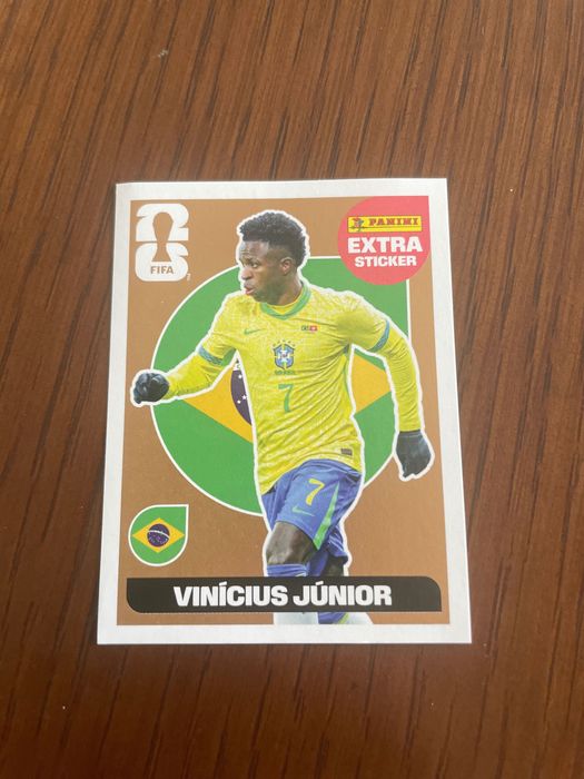 Vinícius Júnior Extra Sticker Bronze Panini World Cup 2026