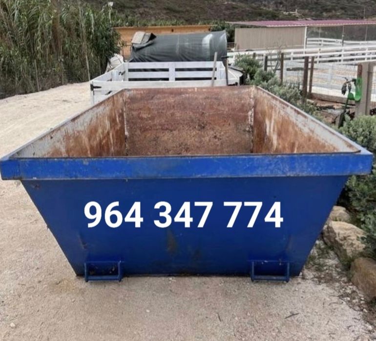 ENTULHO e RESÍDUOS de OBRAS recolhemos tudo em contentores e carrinhas