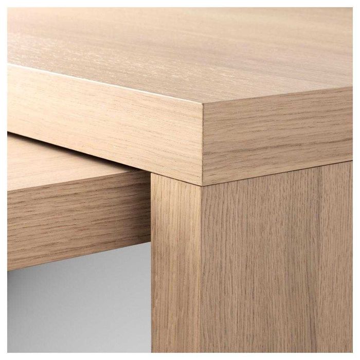 Secretária IKEA MALM extensível – como nova - cor Carvalho