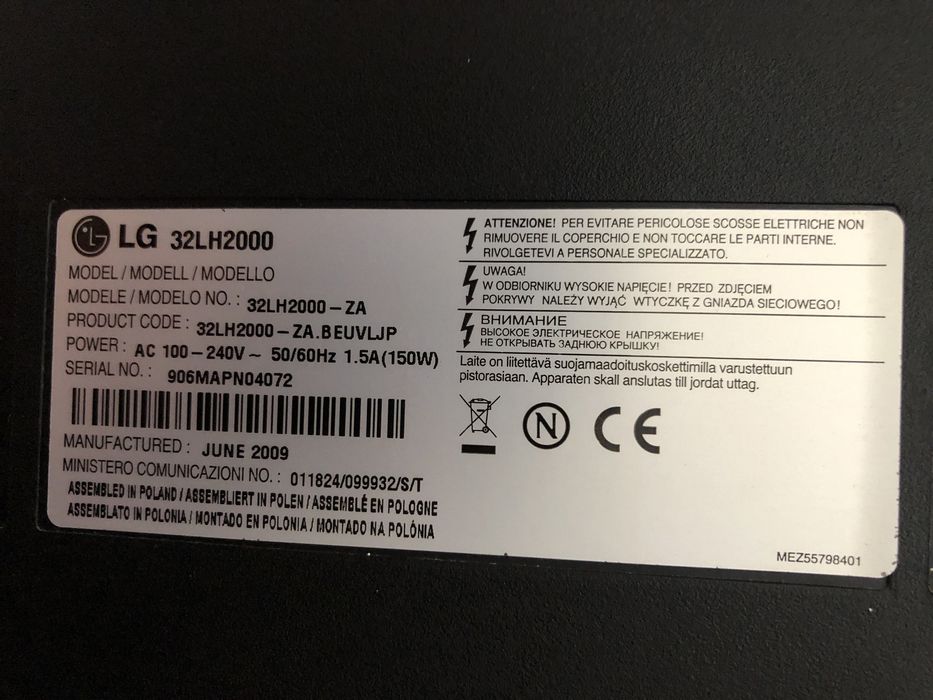 Televisao LCD da LG