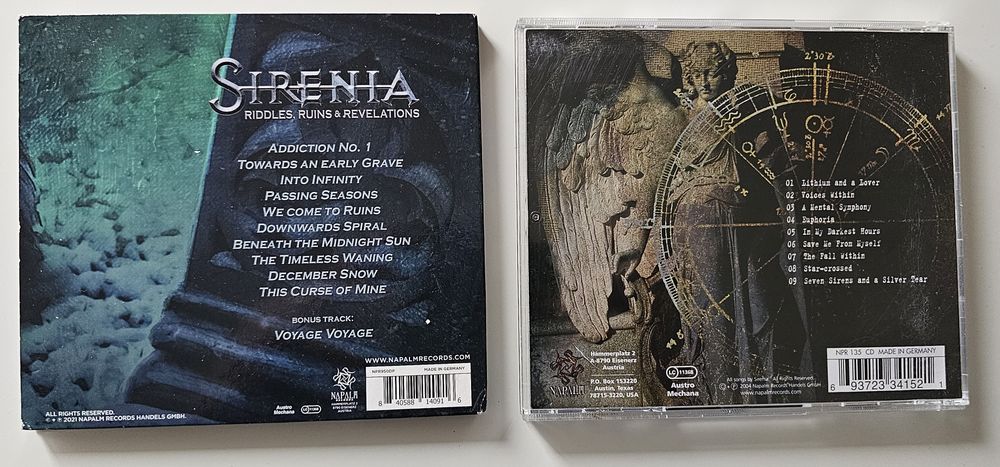 Sirenia Cd Música Gothic Metal