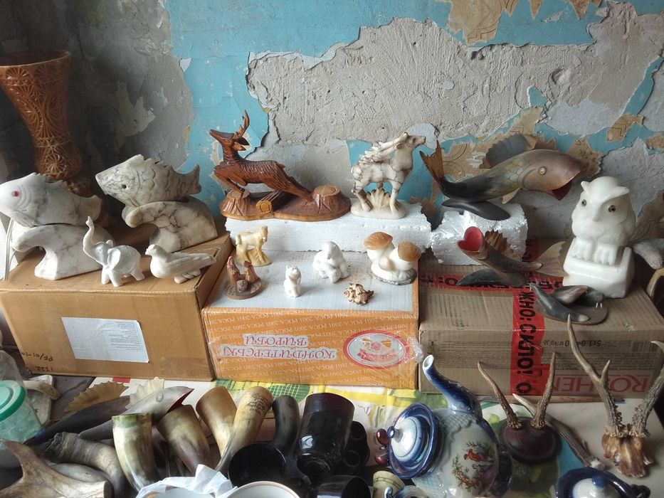 Фигурка камень мрамор ссср