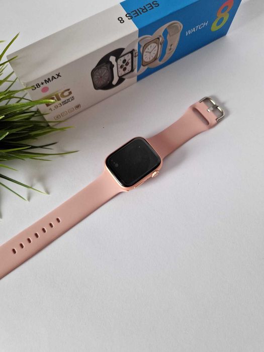 Smartwatch różowy nowy