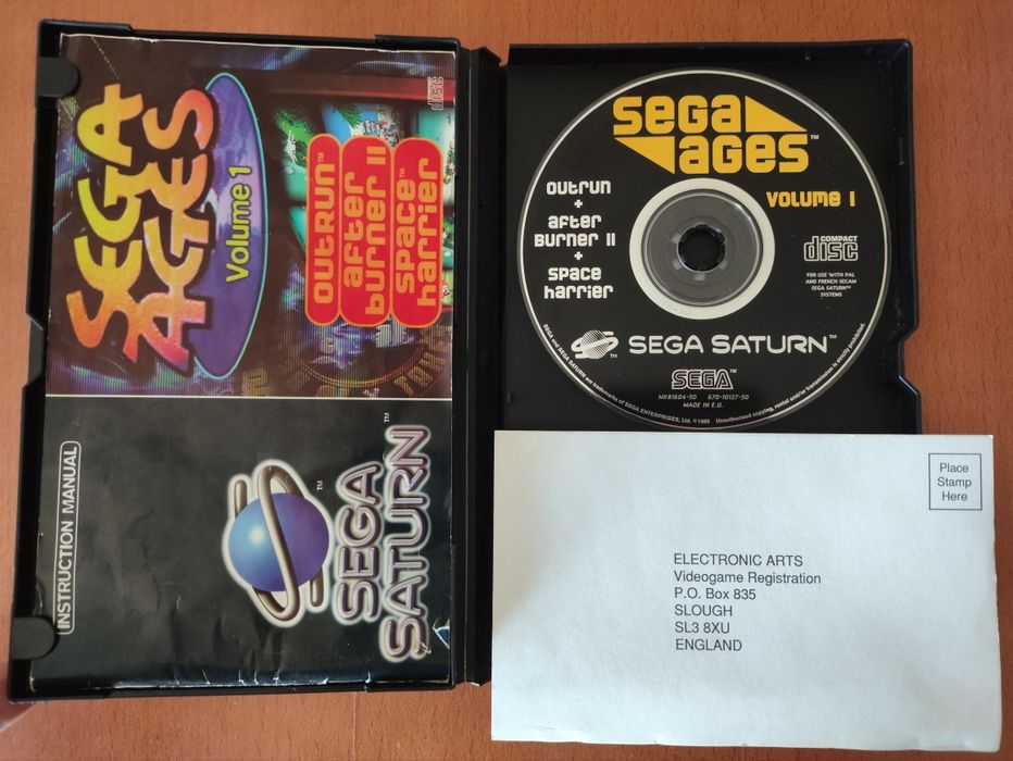 Sega Ages Volume 1 Sega Saturn PAL Original Completo Testado