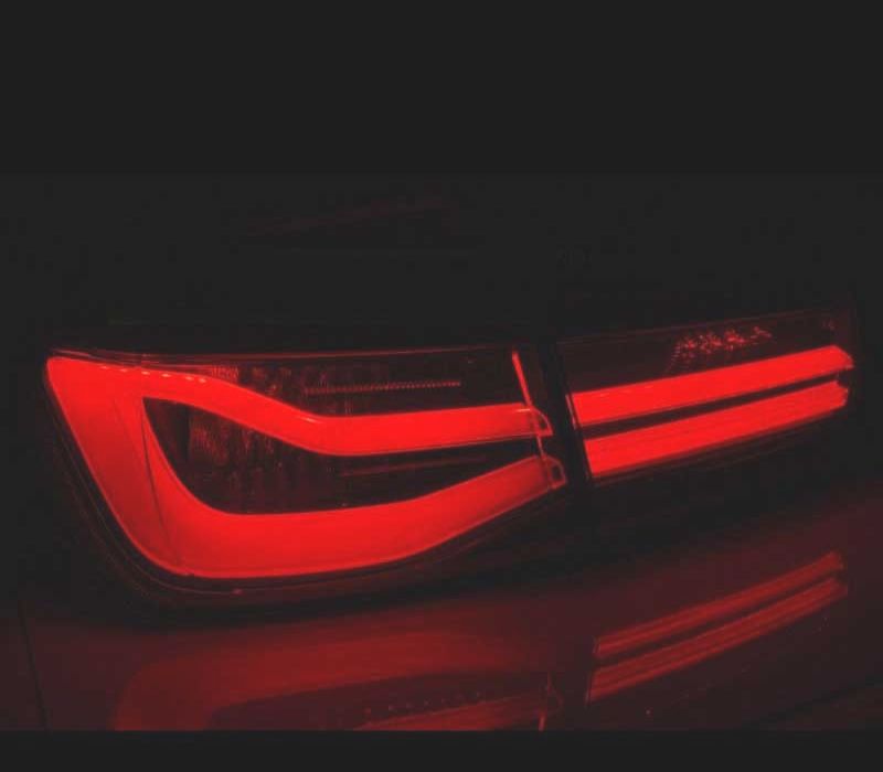FAROLINS TRASEIROS BMW F30 11-15 BERLINA TUBE LIGHT FUMADOS