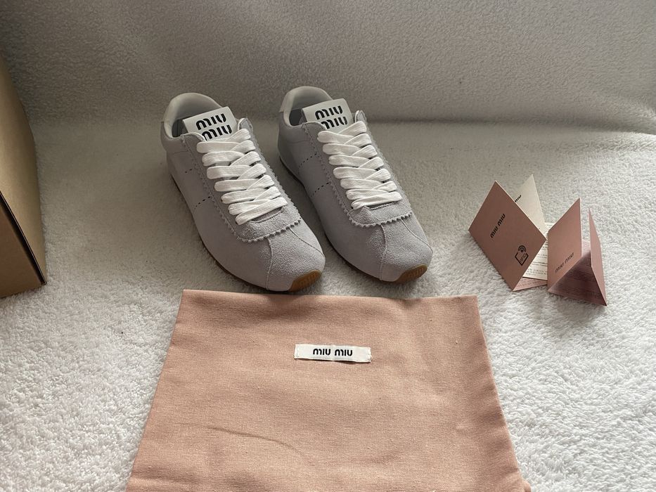 Sneakersy Buty Miu Miu Plume