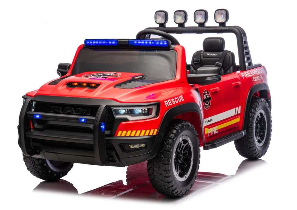Pojazd Elektryczny dla Dzieci - RAM Straż Pożarna 4×4 XL