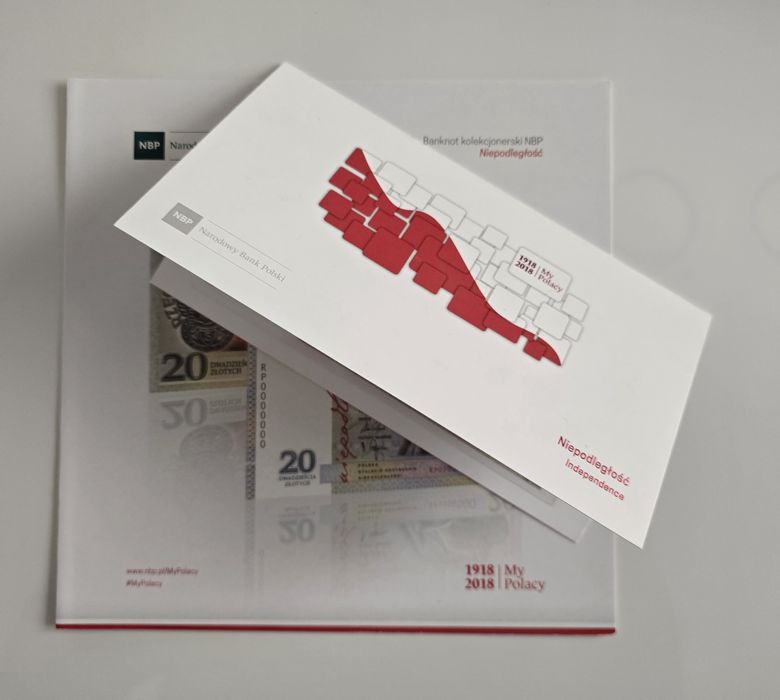 Banknot kolekcjonerski Niepodległość Piłsudski