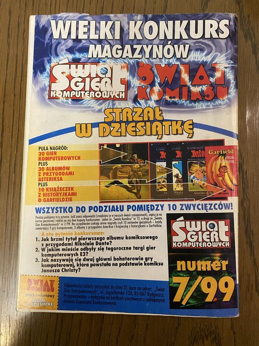 Świat Komiksu 12 ( 4/1999 ) Iznogud ; Robin Chód; Wektor 13; Jasio