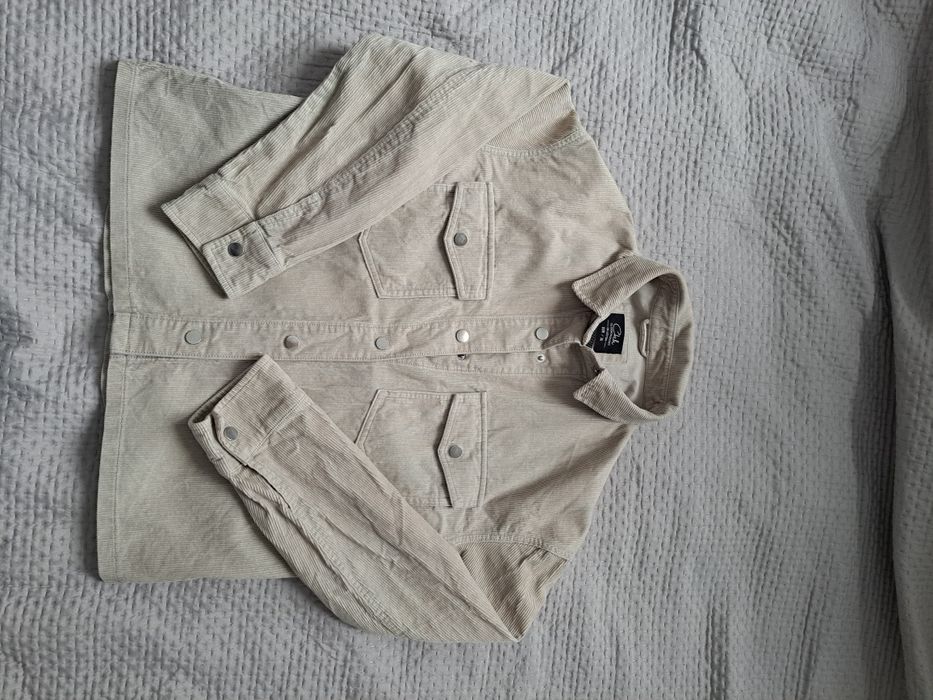 Sztruksowa kurtka bluza oversize