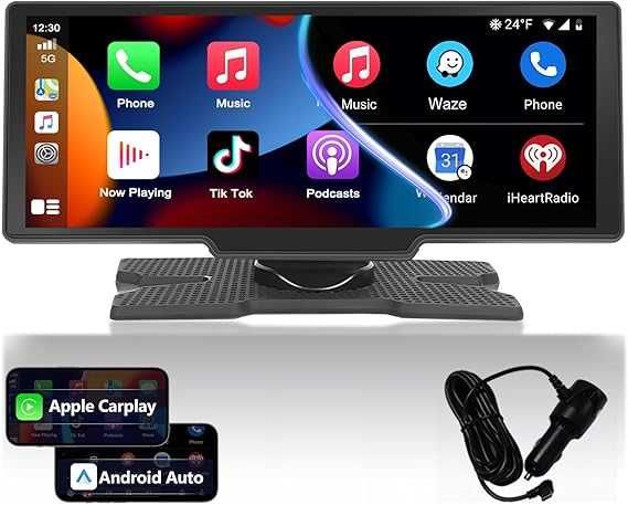 Radio samochodowe Apple Carplay Android 9,3-cala ekran dotykowym IPS